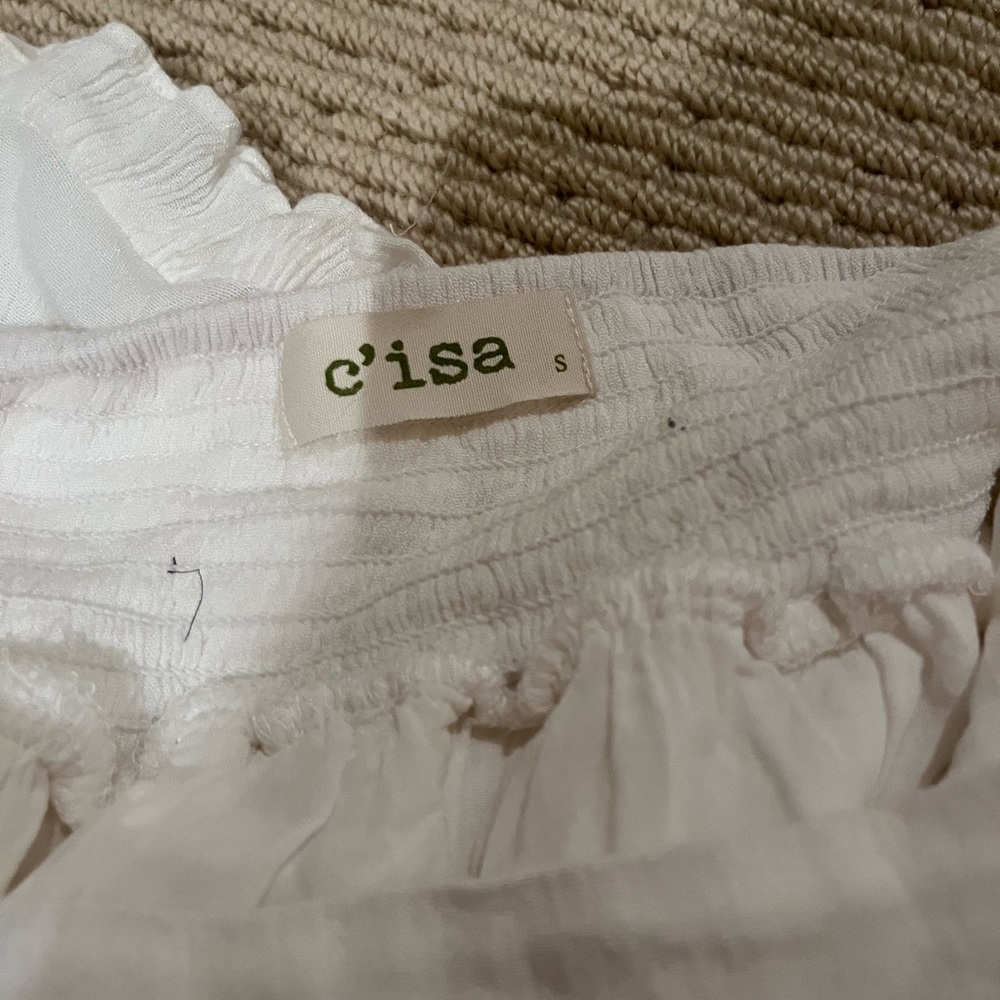 White Ruffle Skirt - Picture 3 of 3
